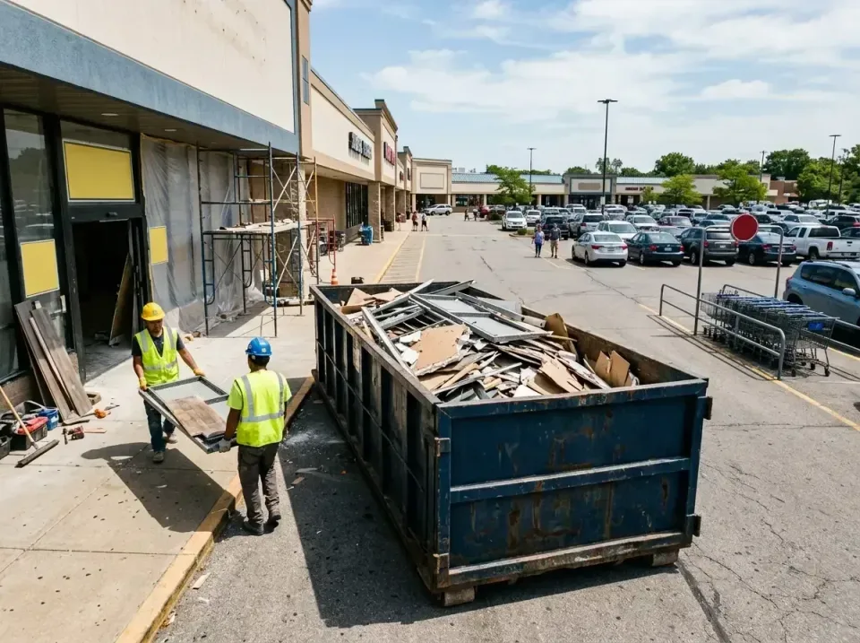 retail-store-renovation-debris-003 — frequently asked questions, Roll-off Dumpster Rentals in Lexington, IL